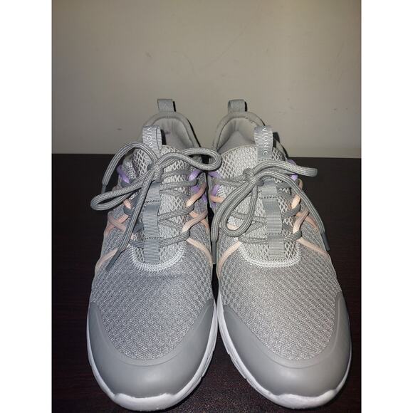 Vionic Women's Slip On Sneakers 8M Mesh Zeliya Walking Shoes Comfort Gray - Picture 5 of 14